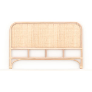 Tête de lit 140 cm en rotin naturel - Grace