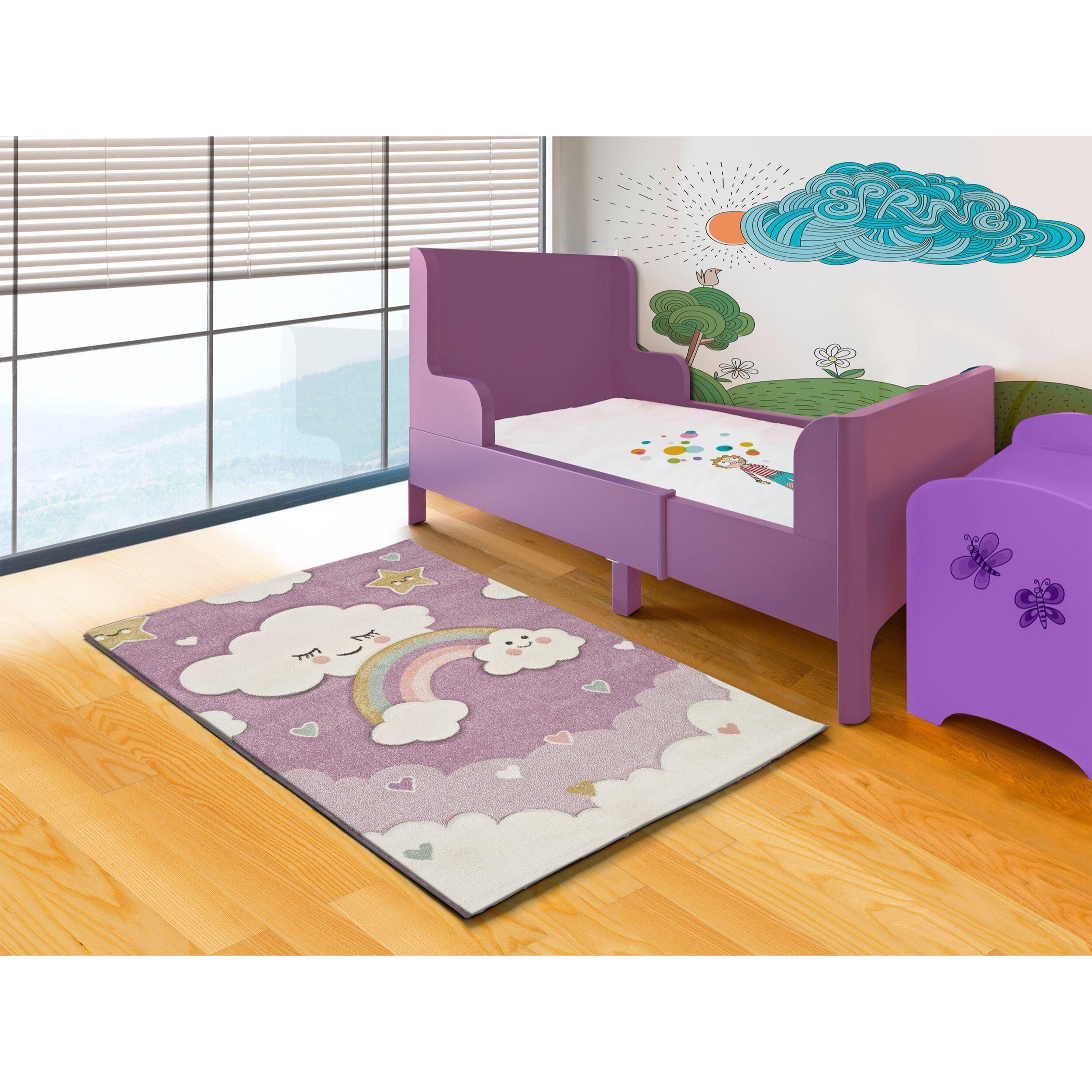 Alfombra Infantil Toys Rosa, 120x170 cm