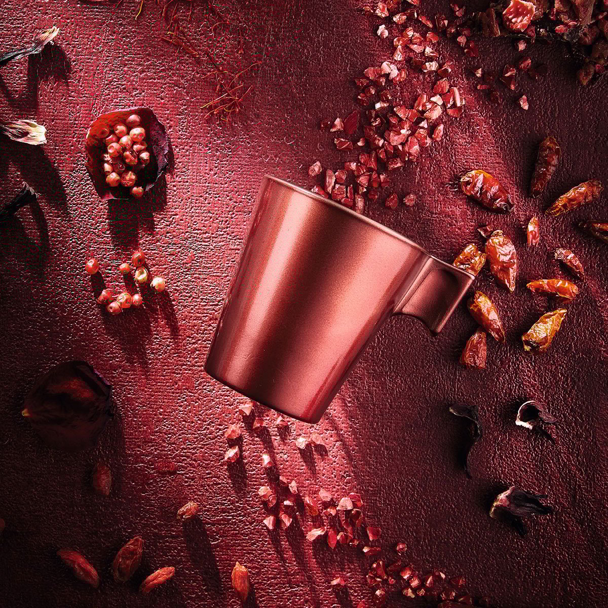 6 tasses 8 cl Rouges Flashy