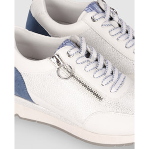 Deportivos de Piel Sintética - Jeans - Tacón: 4 cm