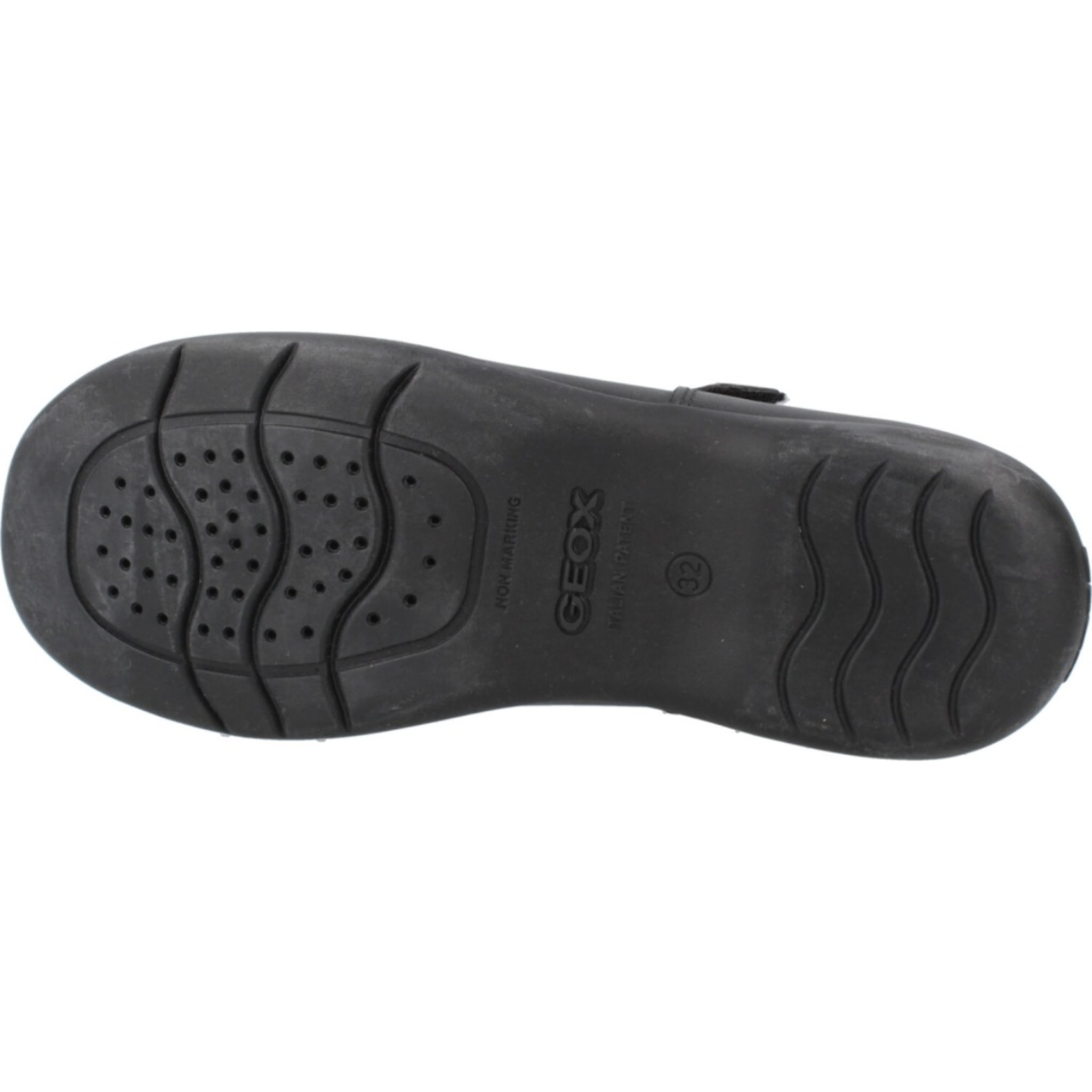 Colegiales Niña de la marca GEOX  modelo J NAIMARA GIRL NEGRO