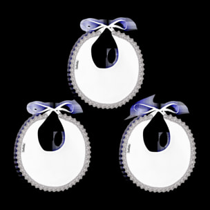 Babero Redondo Puntilla Canutillo 07 Beige Vigore Talla Uni