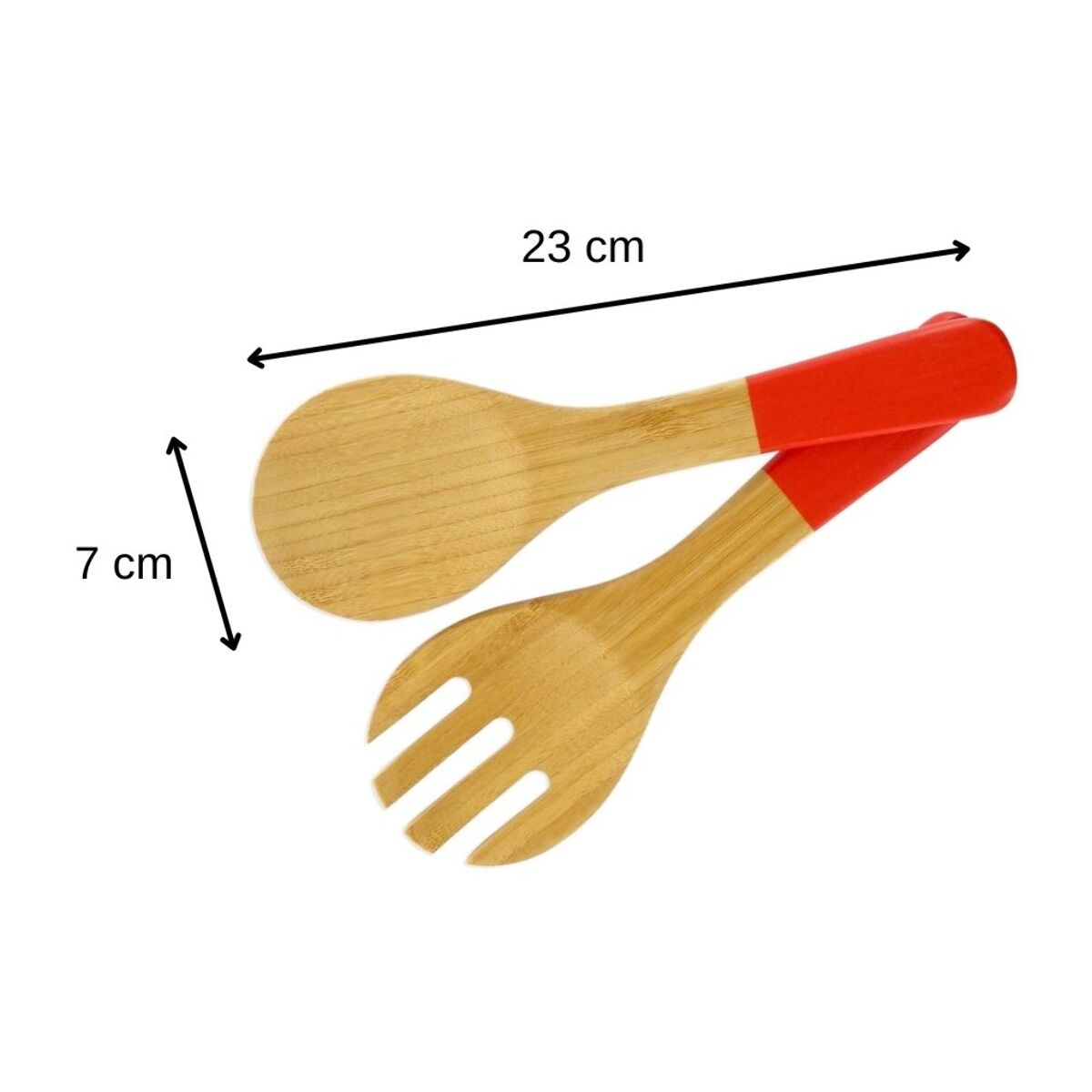 Ensemble de 2 Couverts à salade en bois Fackelmann Wood Edition