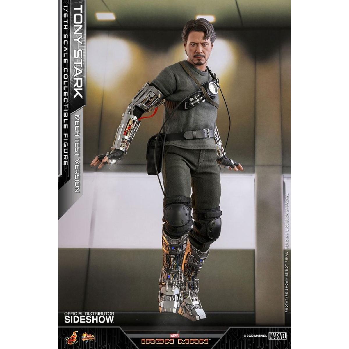 Iron Man Movie Masterpiece Action Figura 1/6 Tony Stark (mech Test Version) 30 Cm Hot Toys