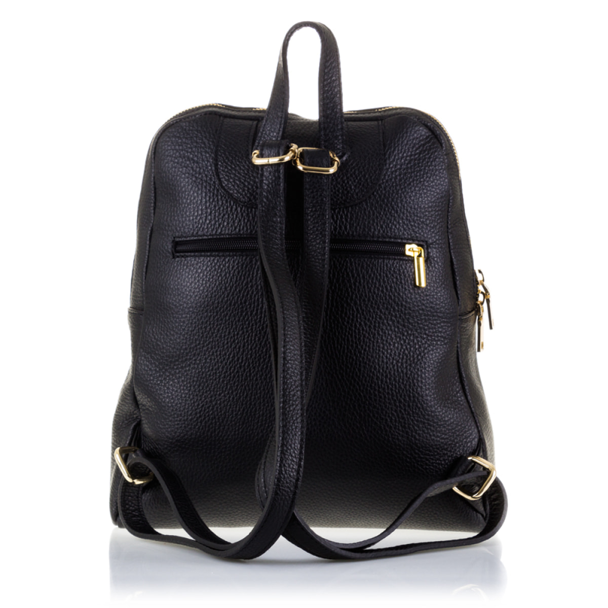 Monastier Bolso mochila Mujer.Piel auténtica Dollaro