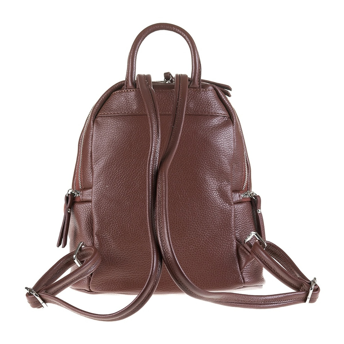 Zaino da donna in pelle Made in Italy - Modello Lunaria Pro - Casual - 28.0 x 31.0 x 14.0 cm