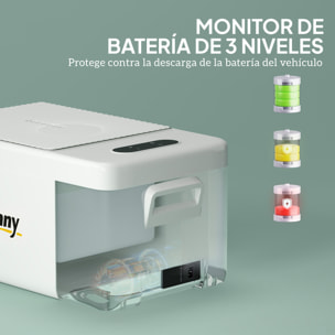 Nevera Portátil Eléctrica 16,8L Refrigerador de Coche 12/24/220V con Compresor Luz LED Pantalla Digital Modos ECO y MAX de -20℃ a +20 ℃ Puerto USB para Hogar Camping Viajes Automóvil