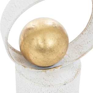 Déco à poser "Rob" blanc H65cm