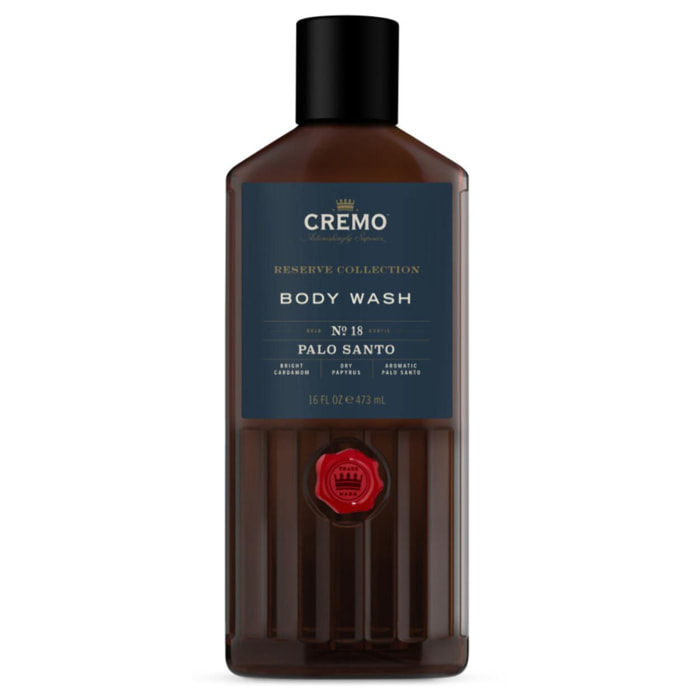 Pack de 3 - CREMO - Réserve Collection Gel Douche Palo Santo Parfum Subtil & Luxueux 473ml