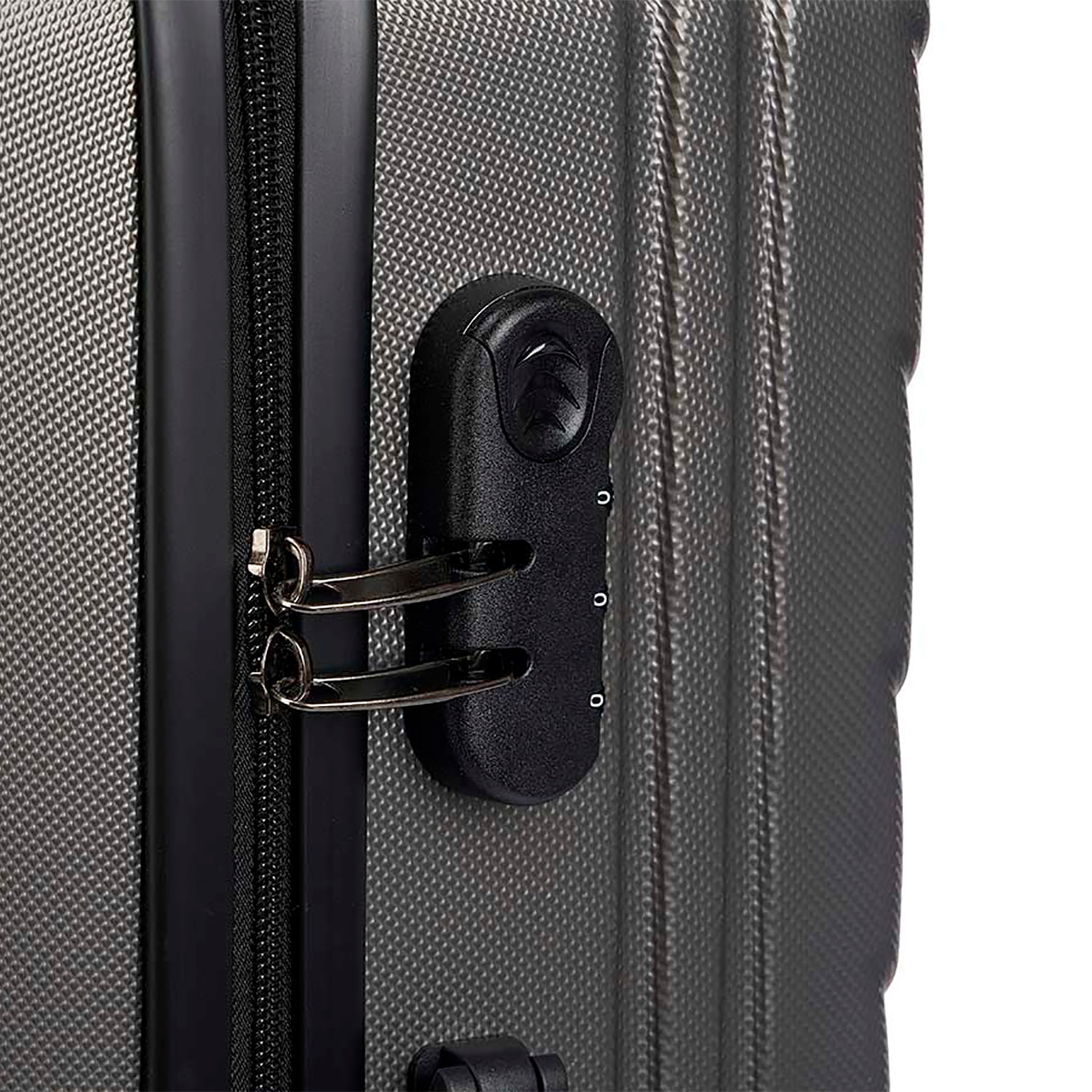 Set di 3 valigie trolley in ABS, leggere e resistenti. Progettazione di bilance.