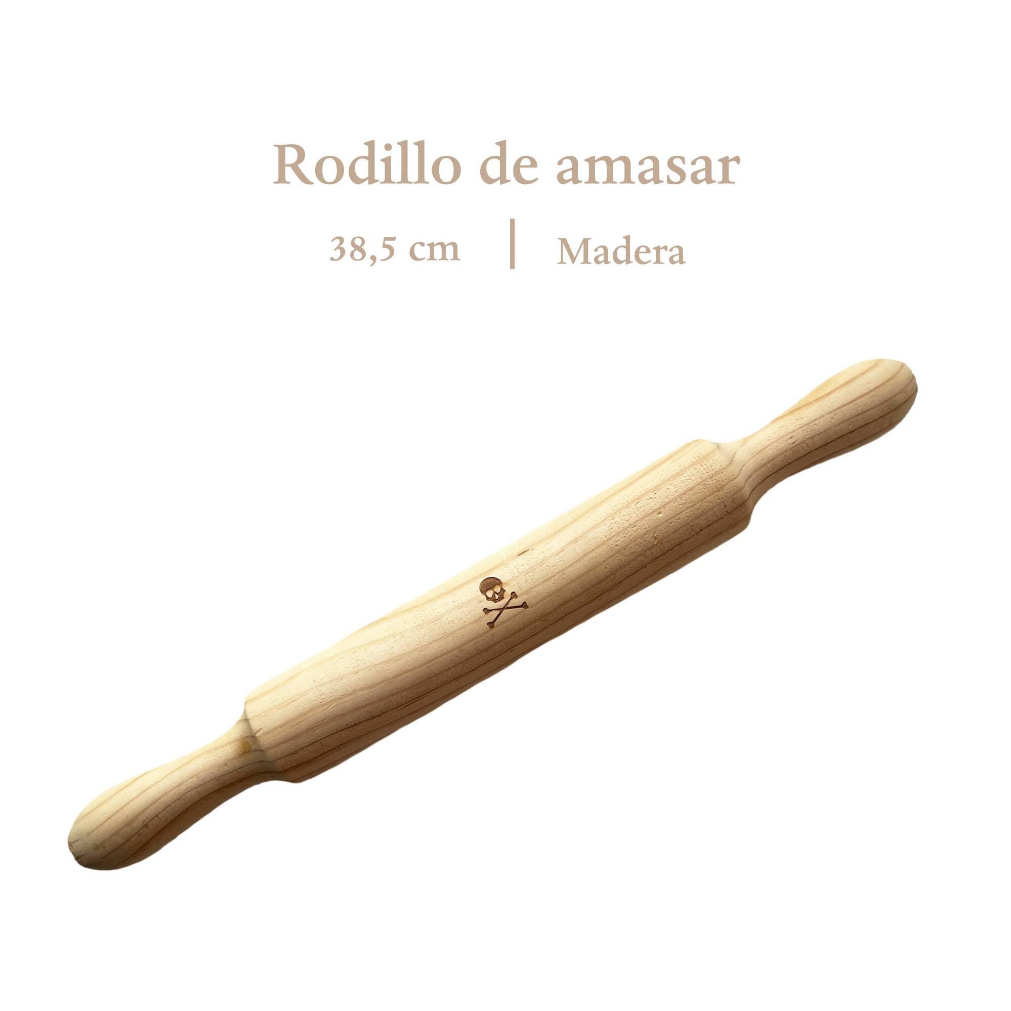 Rodillo de amasar h.38,5cm en madera scalpers home