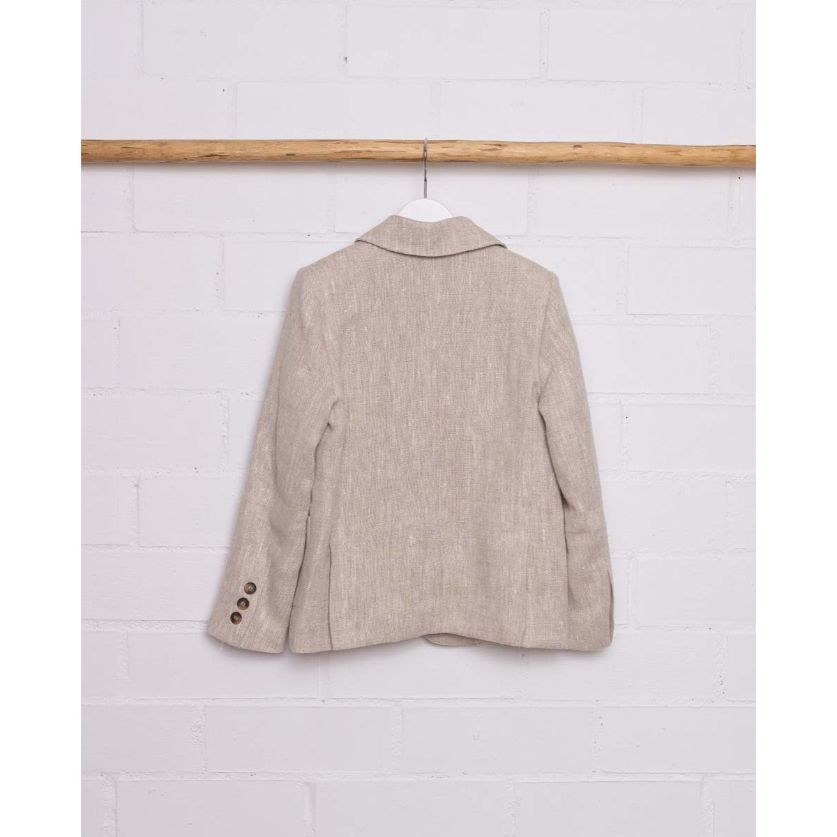 BLAZER LINO RÚSTICO NATURAL