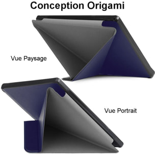 Etui IBROZ Origami Kobo Clara 2024 Bleu