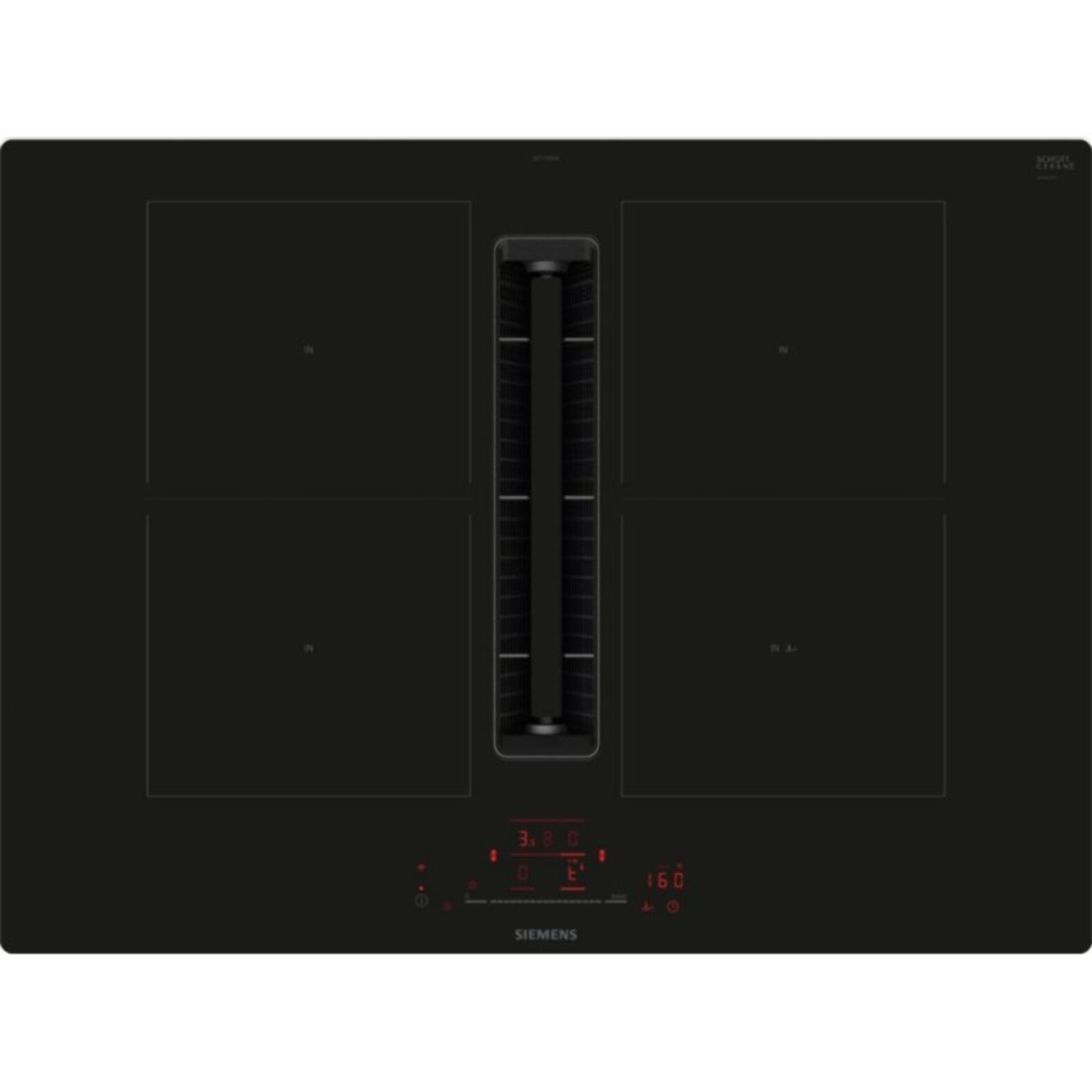 Table induction aspirante SIEMENS ED711HQ26E iQ500 combiZone