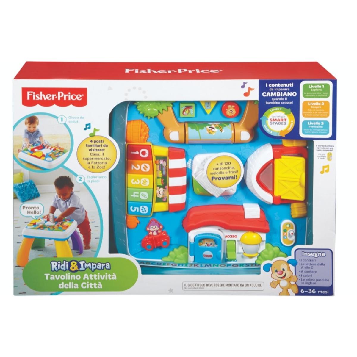 Fisher-Price Tavolino Attività Della Città unisex Fisher-Price Multicolor