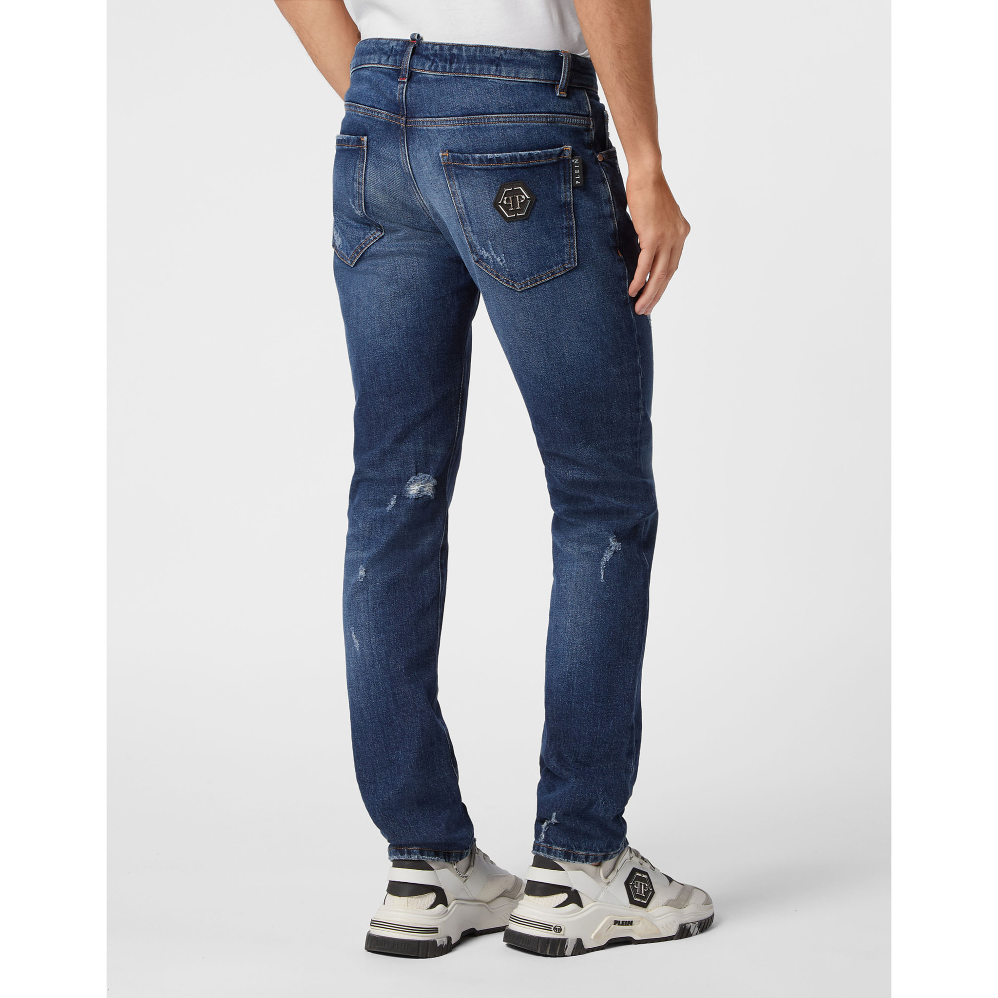 PHILIPP PLEIN Vaqueros de corte recto