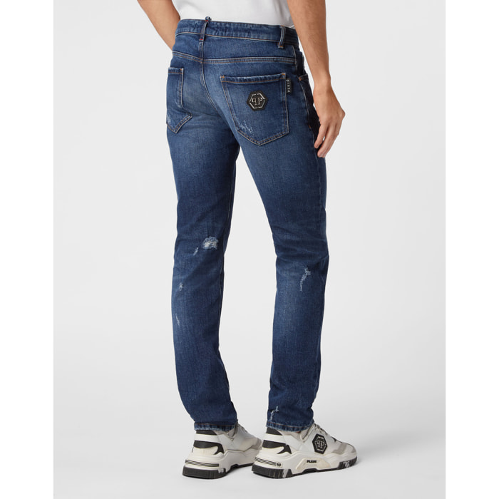 PHILIPP PLEIN Vaqueros de corte recto