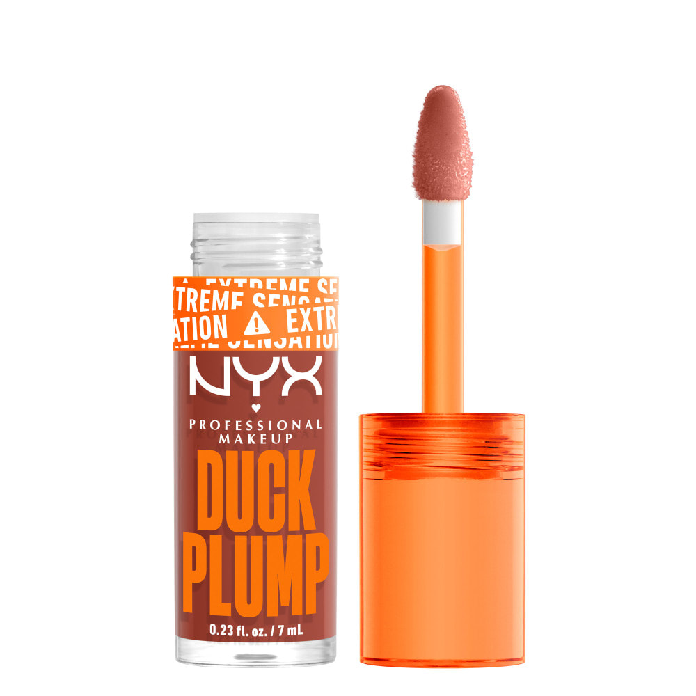 NYX Professional Makeup Laque à Lèvres Repulpante Duck Plump Brown of Applause