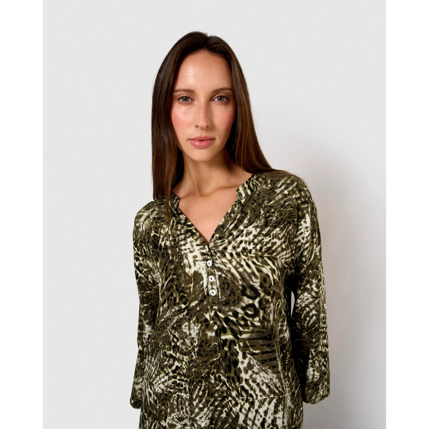 Vestido viscosa jai verde