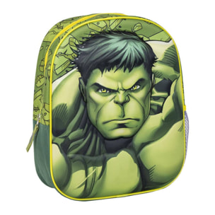 Mochila infantil 3d avengers hulk