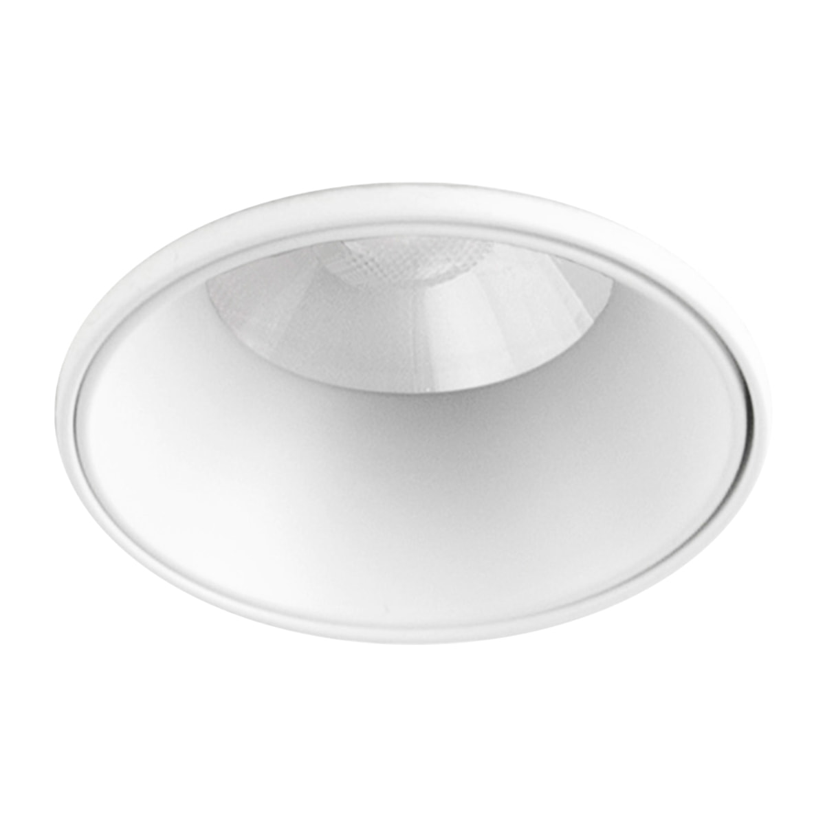 Ledsc4 LedsC4 Downlight Trimless Alta Comodidad Visual, Iluminación Interior 337 Lúmenes 4000K, Aluminio y Policarbonato, Diseño Moderno Blanco Transparente