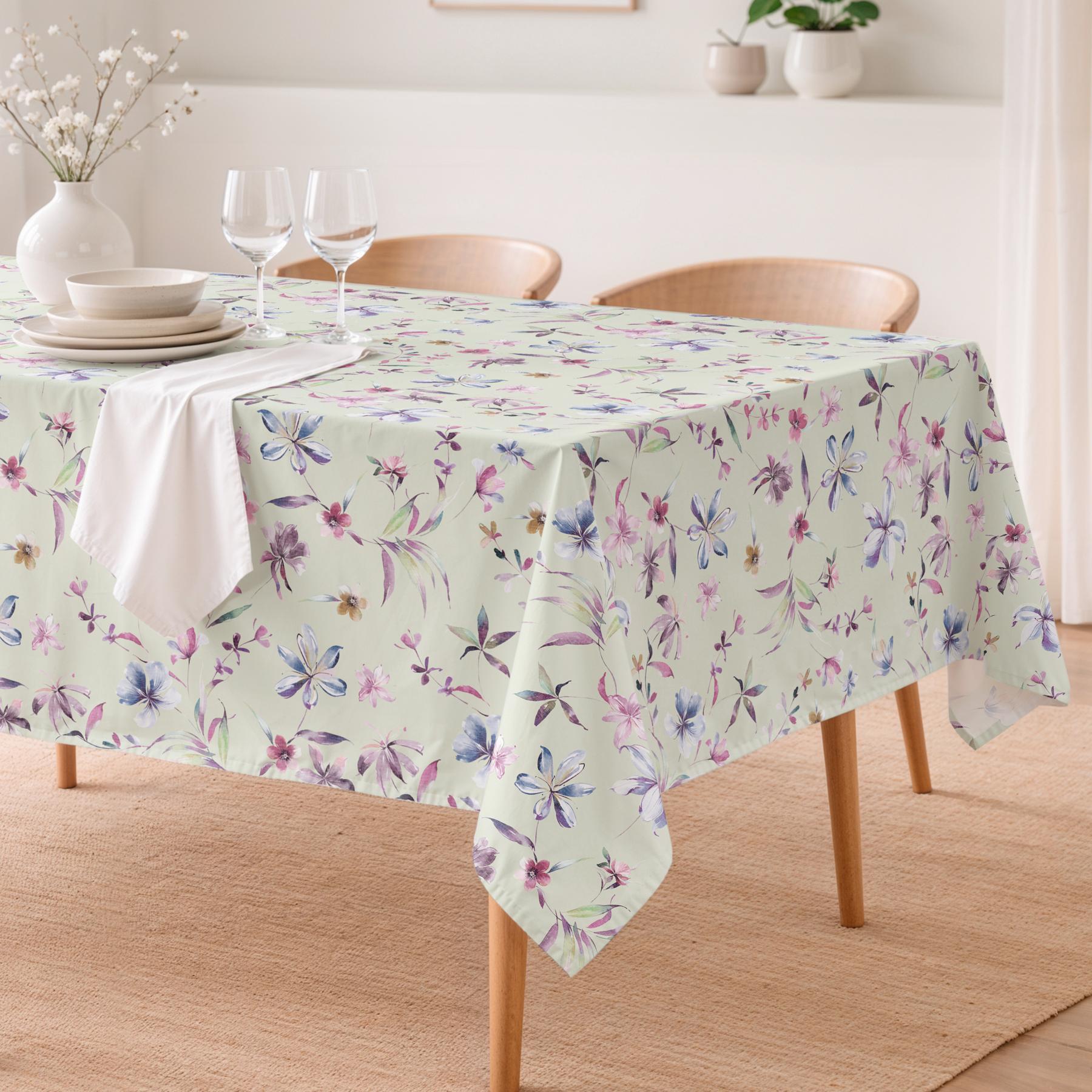 Nappe anti-taches PETALIA MULTICOLORE - en 100 % coton
