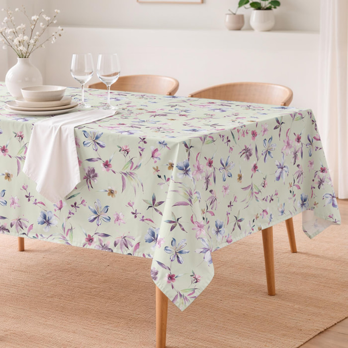 Nappe anti-taches PETALIA MULTICOLORE - en 100 % coton
