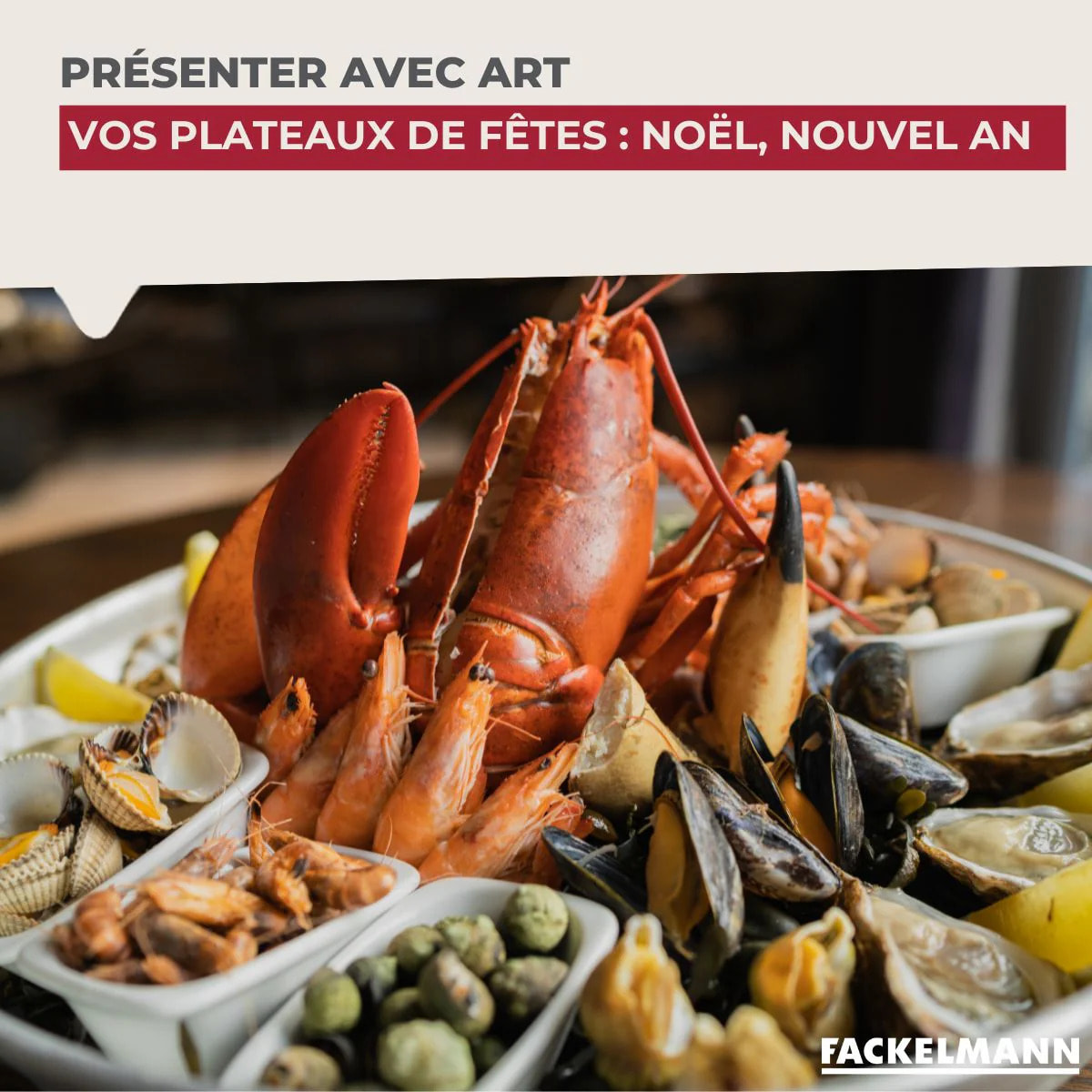 Support pour plateau de fruits de mer Fackelmann