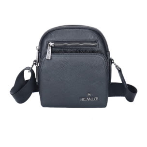 Borsa a tracolla  da uomo In Vera pelle Made in Italy 16x20x9 cm