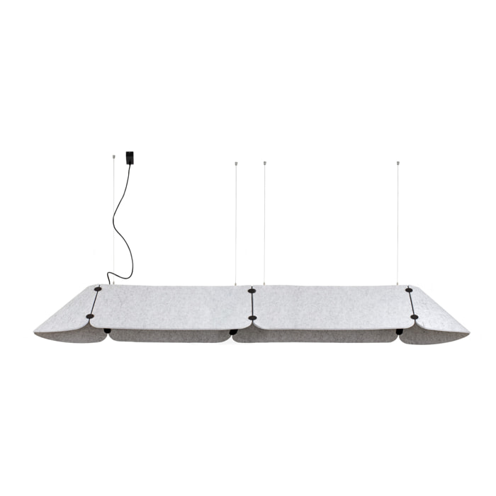 FONOVIA 2400 Lampada sospensione grigio 50W 4000K