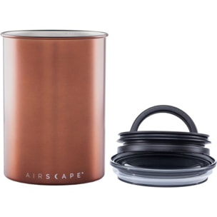 Boite à café AIRSCAPE métal 500gr Cuivre brossé
