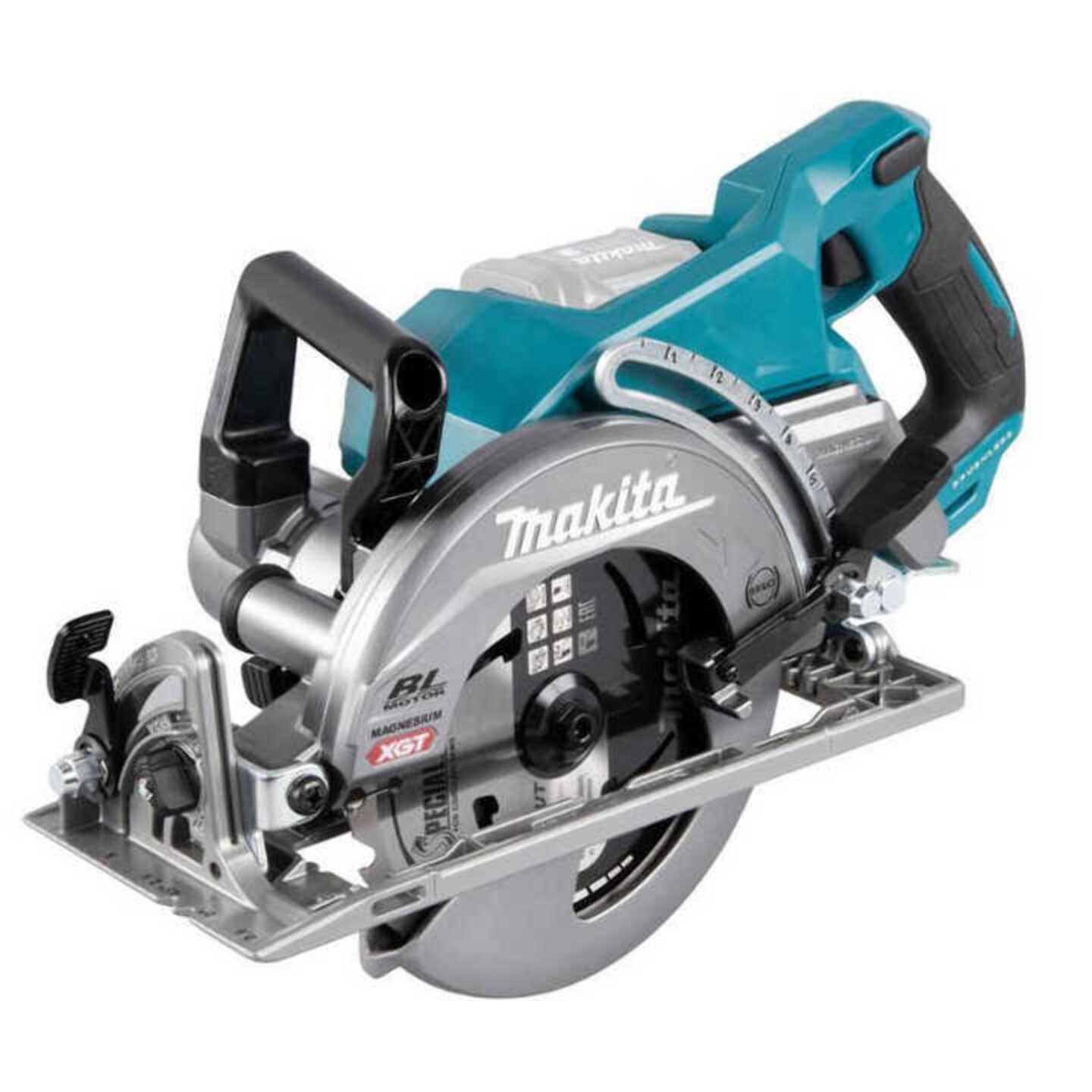 Sierra circular con mango trasero 185 mm 40V max MAKITA sin batería - RS001GZ