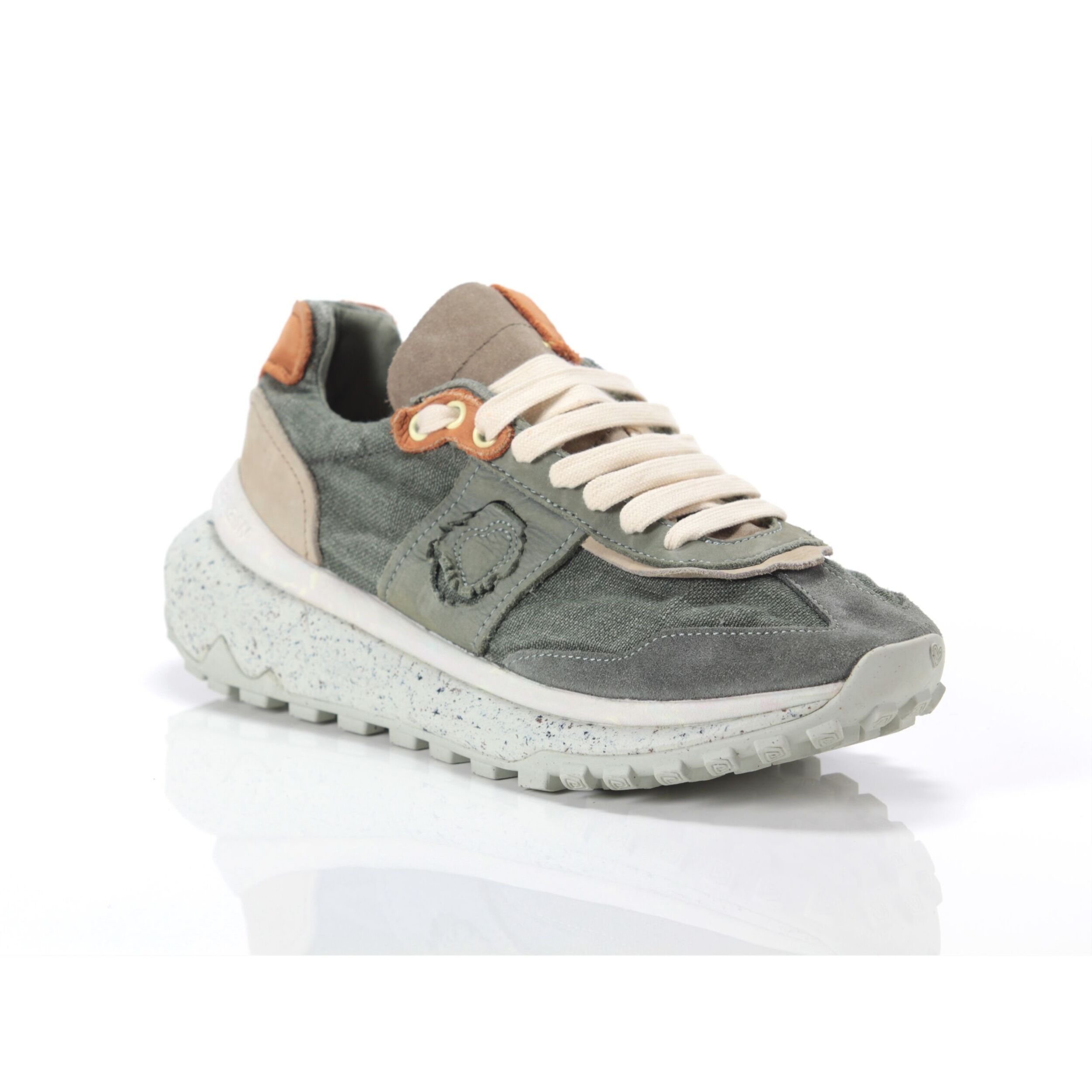 Sneakers Satorisan Dharma Linen Wild Grass Grigio