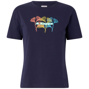 T-Shirts & Top Kappa Donna Logo Grucca Blu