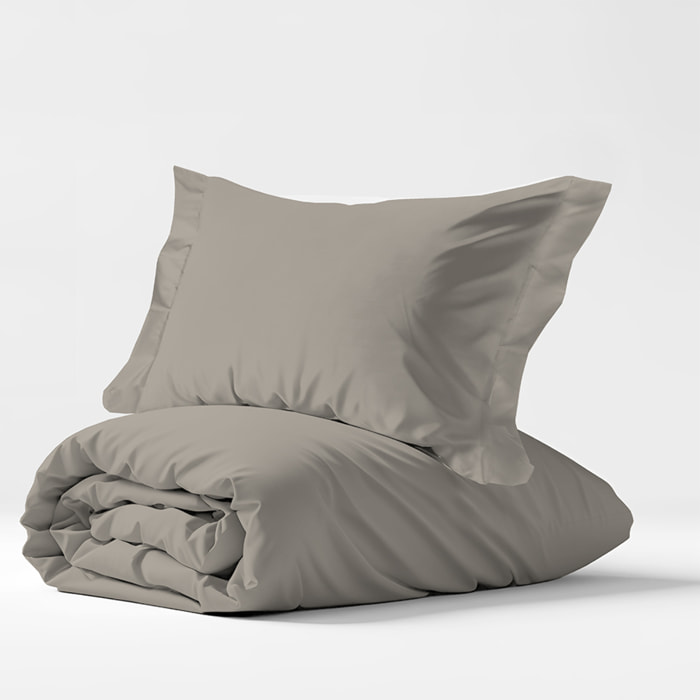 Parure copripiumino tabacco