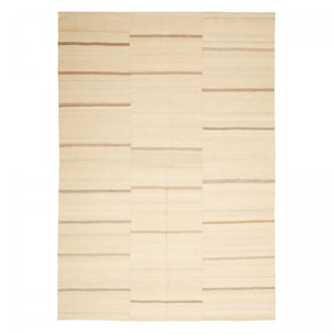 Authentique Tapis d'Orient kilim fait main en laine N