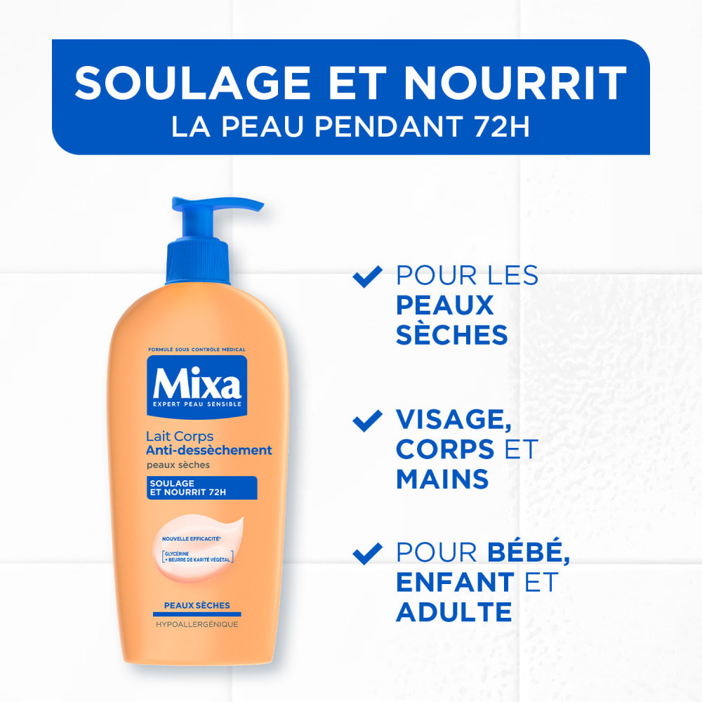 Mixa Lait Corps Antidessèchement 250ml