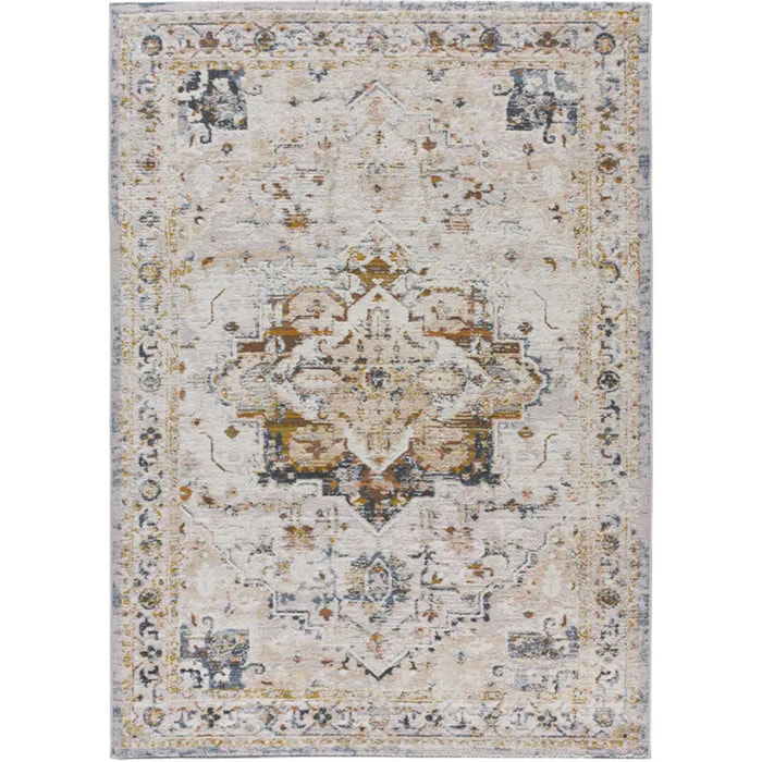 SPRINGS Alfombra estilo vintage de pelo corto multicolor, varias medidas disponibles