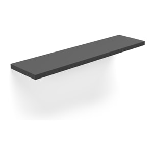 Estante mural Line melamina grafito 90x18x2 cm