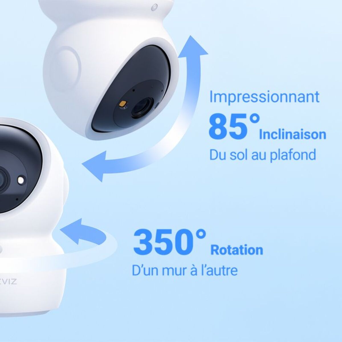 Caméra de surveillance EZVIZ H6C G1 4K