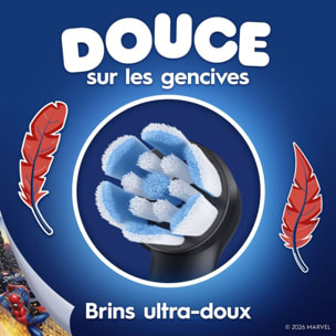 Brossette dentaire ORAL-B Gentle Care Spiderman x3