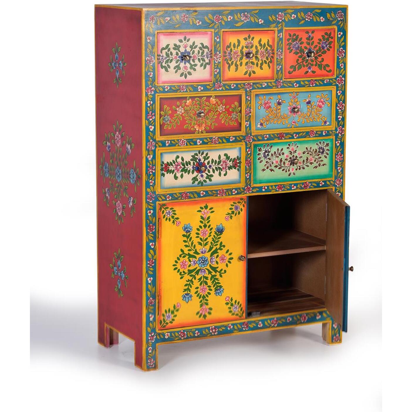 Cómoda - madera de mango - 122x80x40cm