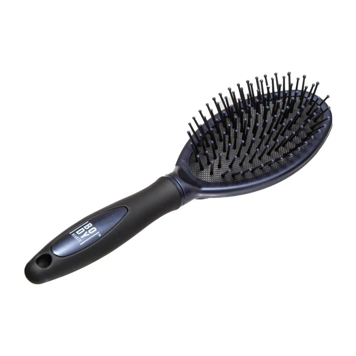 Brosse rubber métal tête ovale