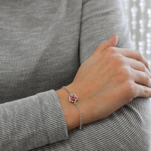 Pulsera Cosmos Flower adornado con cristales de Swarovski