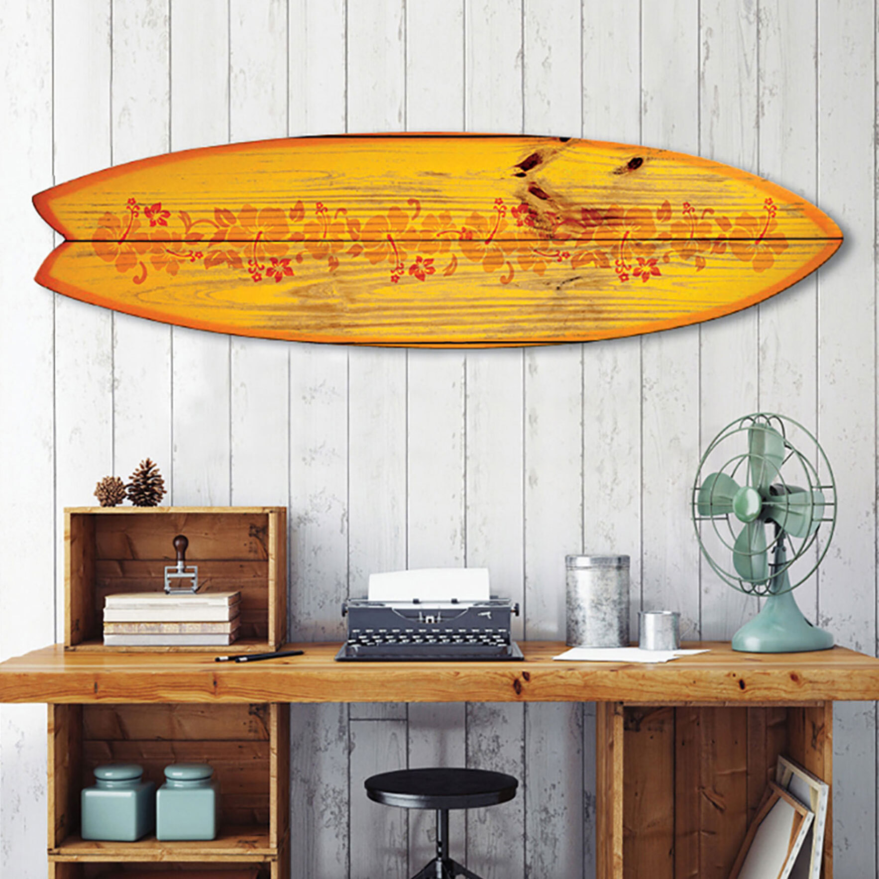Planche de surf décorative surf good Tableau alu Dibond