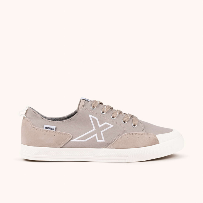 Zapatilla Urbana de Lona con Suela de Goma Blanca MUNICH SWING 16