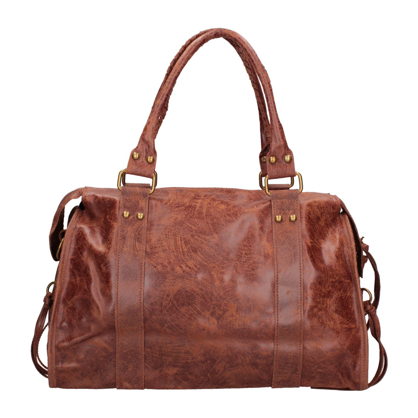 Borsa a spalla da donna - Modello Elara - Vera pelle - 41.0 x 28.0 x 13.0 cm