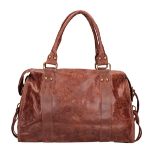 Borsa a spalla da donna - Modello Elara - Vera pelle - 41.0 x 28.0 x 13.0 cm