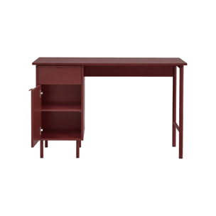 Bureau décor bois et métal 1 tiroir 1 porte ELLIE