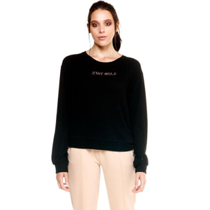 Sudadera mujer Winter Chic Boxing Leone de cuello redondo